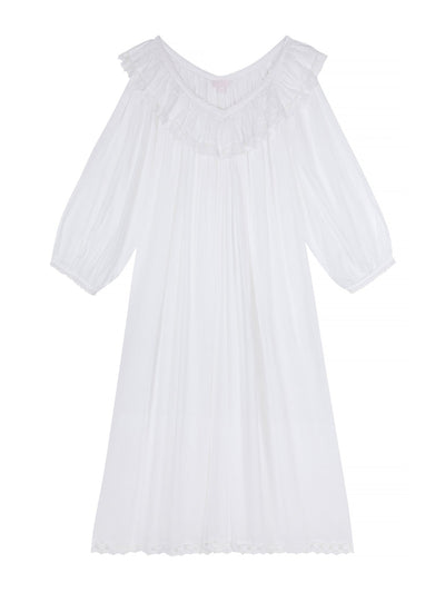 If Only If Long white Chloe nightgown at Collagerie