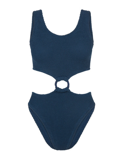 Hunza G Space blue Chloe swimsuit at Collagerie