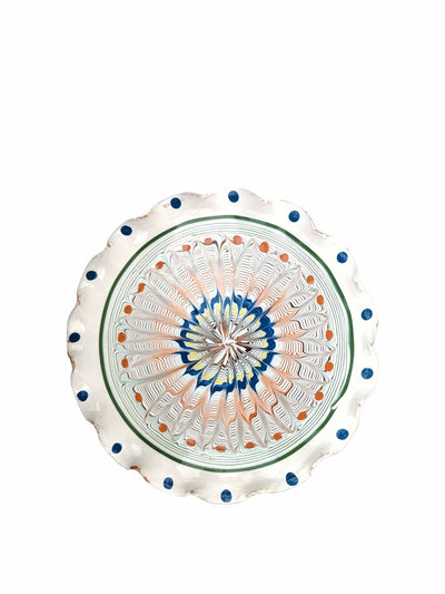 Casa De Folklore Collagerie x Casa De Folklore ripple serving plate at Collagerie