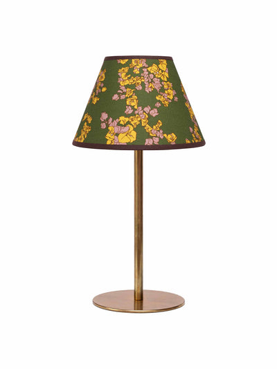 Dar Leone Collagerie x Dar Leone verdant green Najjar empire lampshade at Collagerie