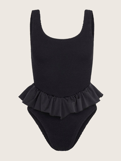 Hunza G Black Denise swimsuit at Collagerie