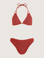 Metallic rosewood Eva bikini Bikini Hunza G    - Collagerie
