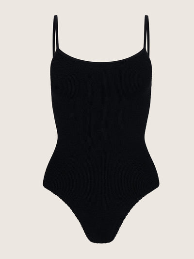 Hunza G Black Petra swimsuit at Collagerie