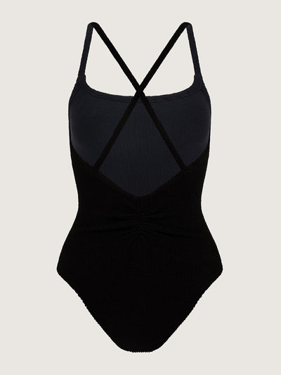 Hunza G Black Bette swimsuit at Collagerie