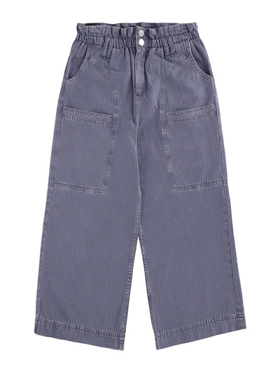 Seventy + Mochi Louis pants in washed denim at Collagerie