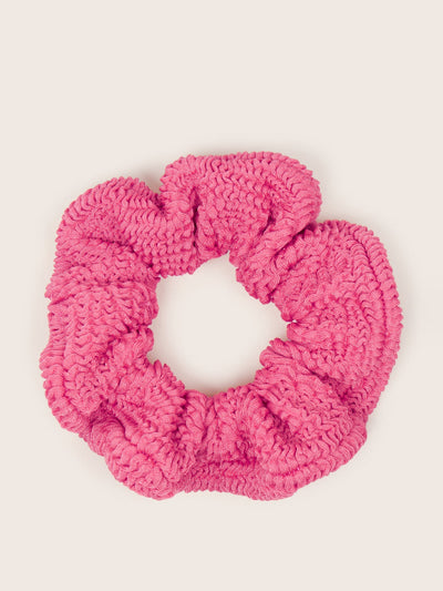 Hunza G Candy pink scrunchie at Collagerie