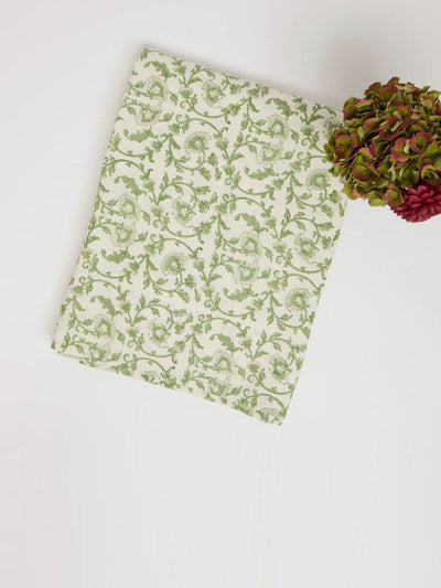 Maison Margaux Lola green vine tablecloth at Collagerie