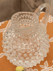 Round hobnail jug