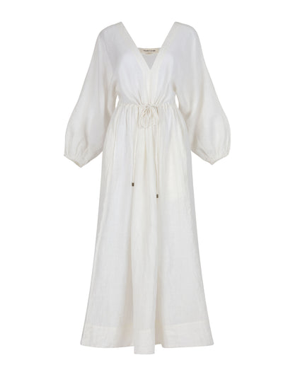 Mondo Corsini Dana panna linen dress at Collagerie