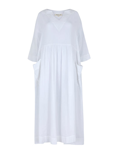 Mondo Corsini Daphne white cotton dress at Collagerie