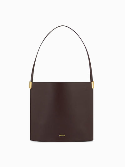 NEOUS Dark chocolate Dorado 2.0 shoulder bag at Collagerie