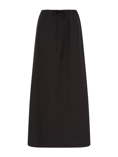 Matteau Black drawcord skirt at Collagerie