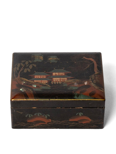 Sharland England Chinoiserie box at Collagerie