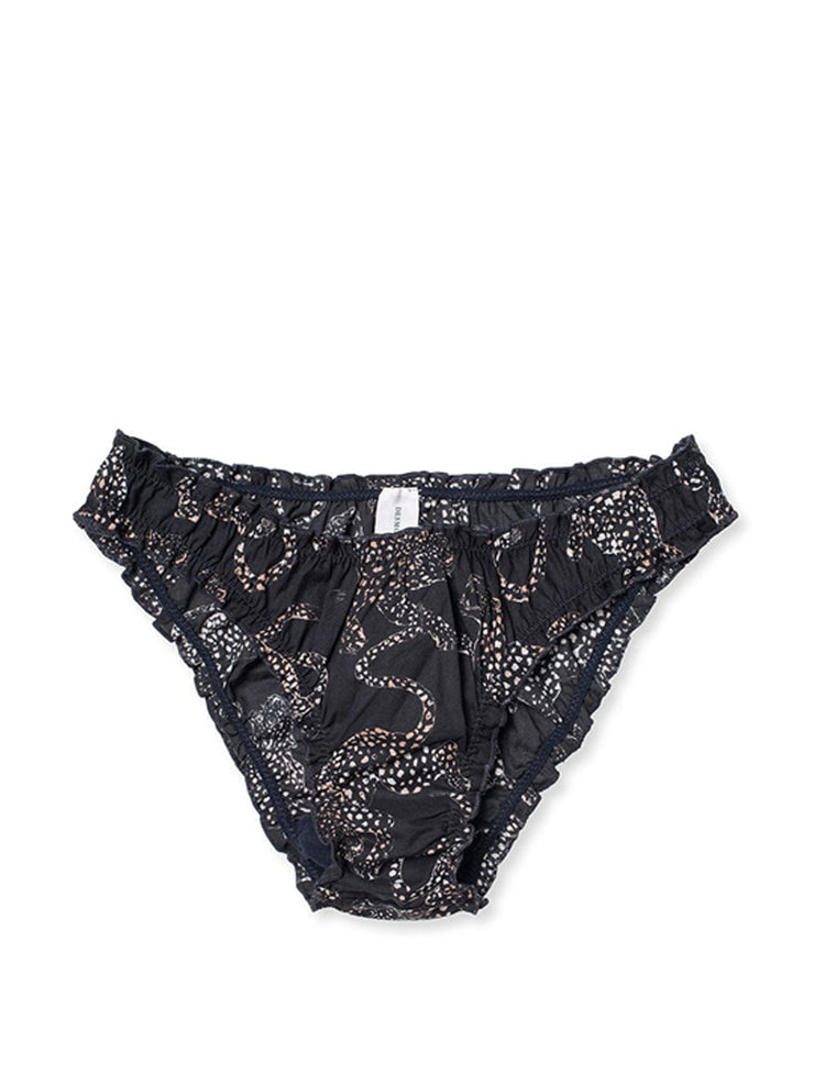 Navy Knickers Jag Print