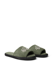 Men’s jag print corduroy slides Men’s Corduroy Slides Desmond & Dempsey    - Collagerie