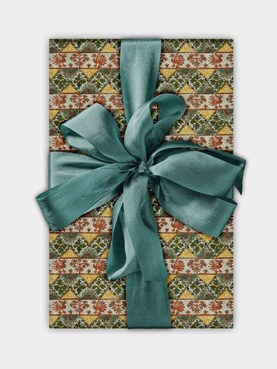 The Kensington Paperie Wrapping paper roll: Dacha, rust at Collagerie