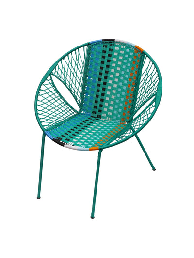 Dar Leone Turquoise green Dakar deck chair at Collagerie