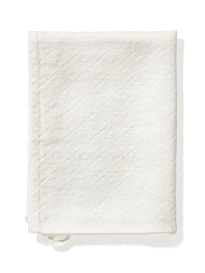 Volga Linen Damask hand towel at Collagerie
