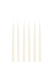 Danish taper candles in soft white (set of 6)