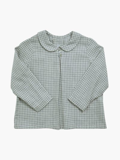 Amaia Grey vichy Darius shirt at Collagerie