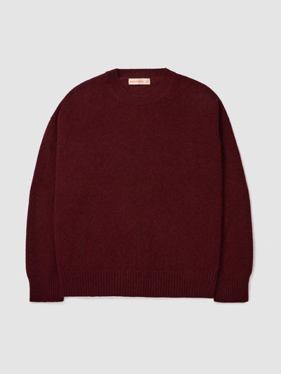 &Daughter Burgundy Innes slouch crewneck at Collagerie