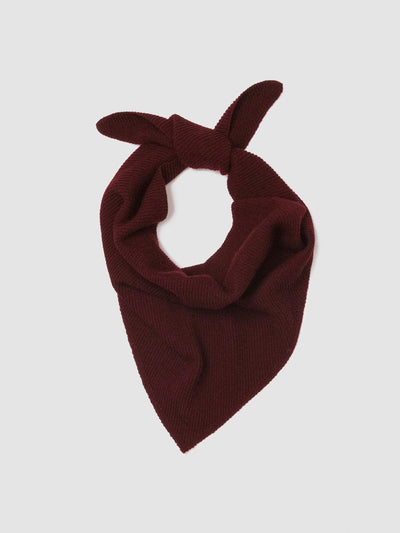 &Daughter XL cashmere foulard in burgundy at Collagerie