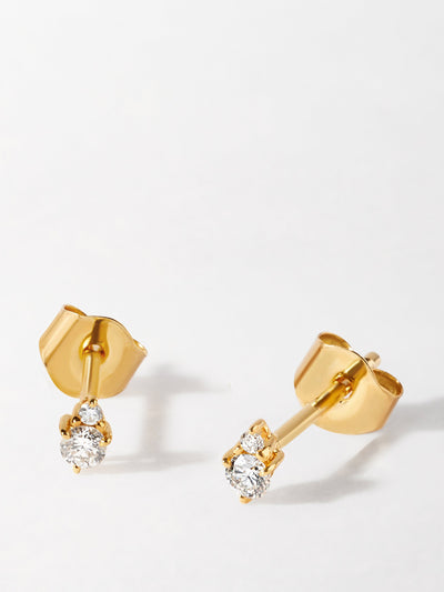 Edge of Ember Diamond stud earrings at Collagerie