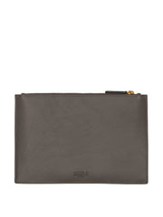 Grey Chelsea leather pouch