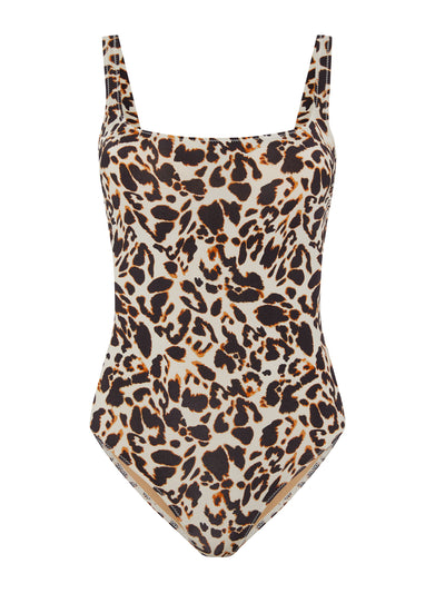 Evarae Cassandra one piece in milo leopard at Collagerie