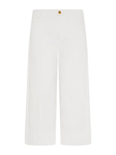 Evarae Lily jeans in cotton white at Collagerie