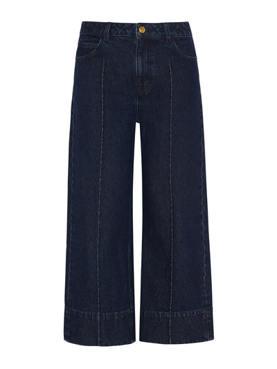 Evarae Lily jeans in cotton dark blue at Collagerie