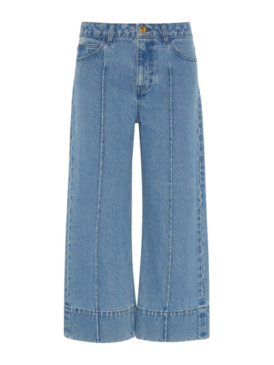 Evarae Lily jeans in cotton blue at Collagerie