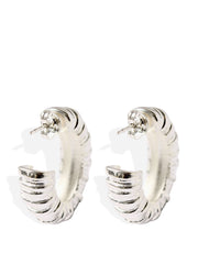 Silver Easton earrings