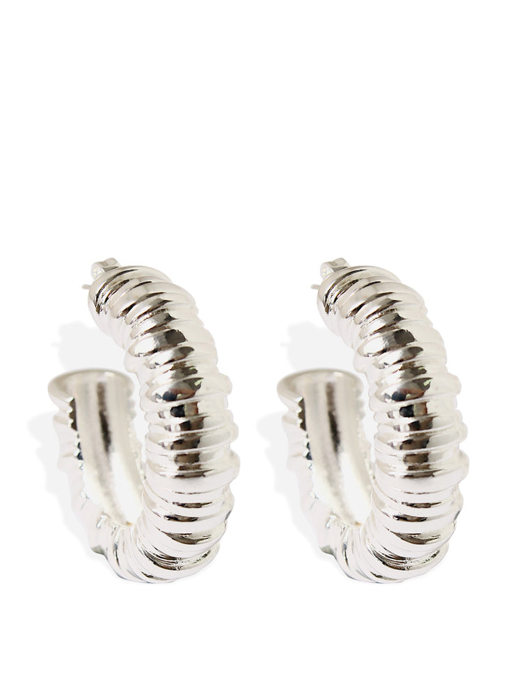 Silver Easton earrings