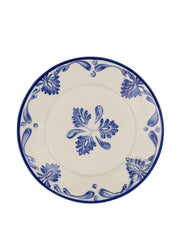 Blue Eleanor dessert plate