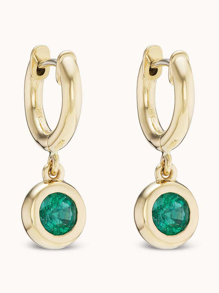 Small Gemma dangles in emerald Jewellery & Watches Marlo Laz    - Collagerie