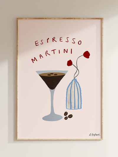 Rose England London Espresso Martini fine art print at Collagerie