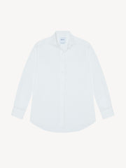 White tencel Boyfriend shirt Shirts With Nothing Underneath    - Collagerie