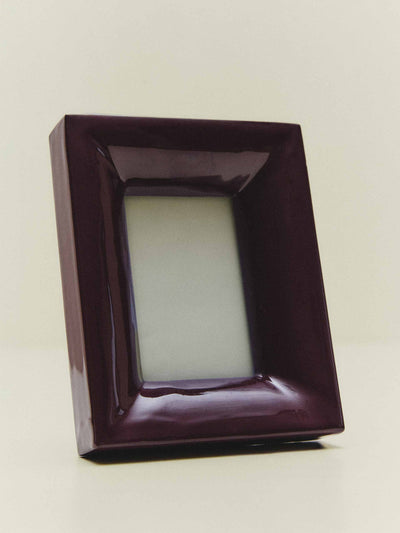 Zara Home x Collagerie Shiny wooden photo frame at Collagerie