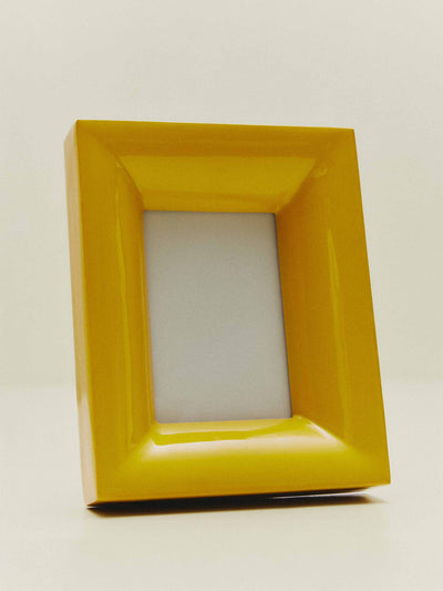 Zara Home x Collagerie Shiny wooden photo frame at Collagerie