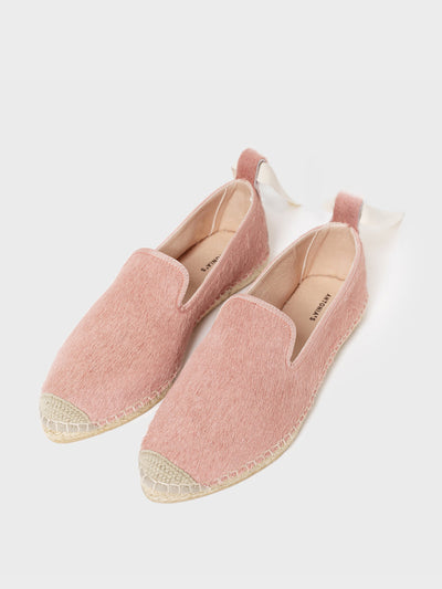 Antonia's Soft pink Feria espadrilles at Collagerie