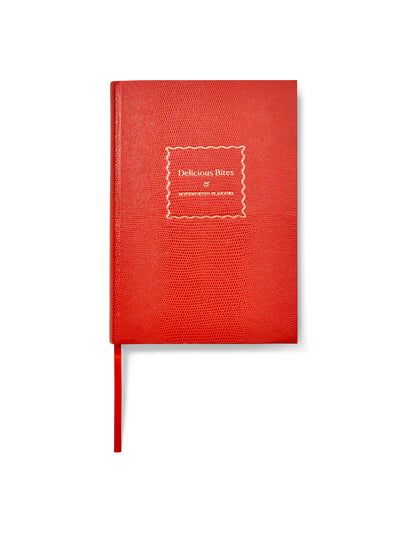 Noble Macmillan Balu X Noble Macmillan Red recipe journal flame at Collagerie