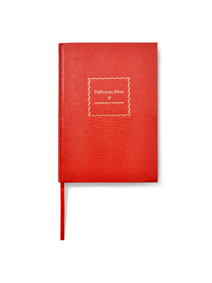 Balu X Noble Macmillan Red recipe journal flame