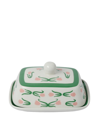 In the Roundhouse Floral butter dish at Collagerie