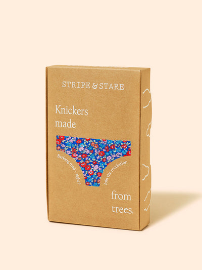 Stripe & Stare Floral meadow the original knicker at Collagerie