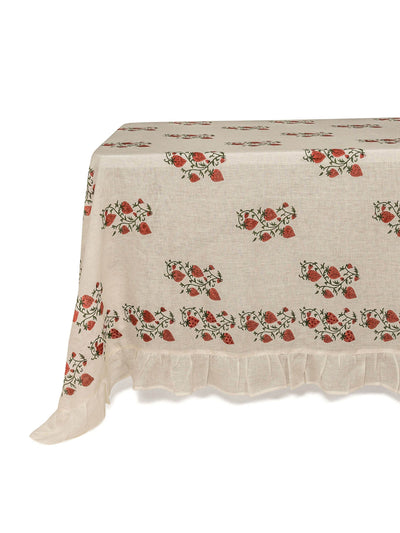 Sharland England Fraises des bois Tablecloth at Collagerie