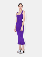 Purple knit Atalanta dress