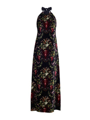 Black fleur Geneva dress Dresses Cara Cara XXS Black Fleur  - Collagerie