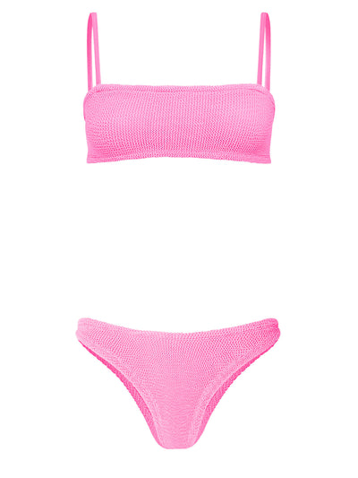 Hunza G Bubblegum Gigi bikini at Collagerie