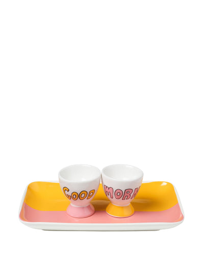 In The Roundhouse Good morning egg cups, set of 2 at Collagerie